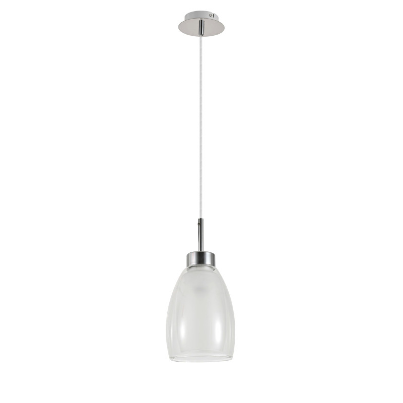 MORRO CHROME/WHITE LAMPA WISZĄCA 1XE27 6992