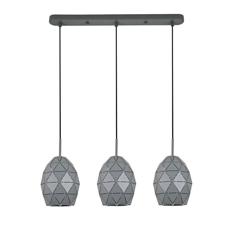 EGANA GRAPHITE LAMPA WISZĄCA 3XE27 6998