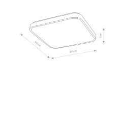 AGNES SQUARE LED PRO 10990