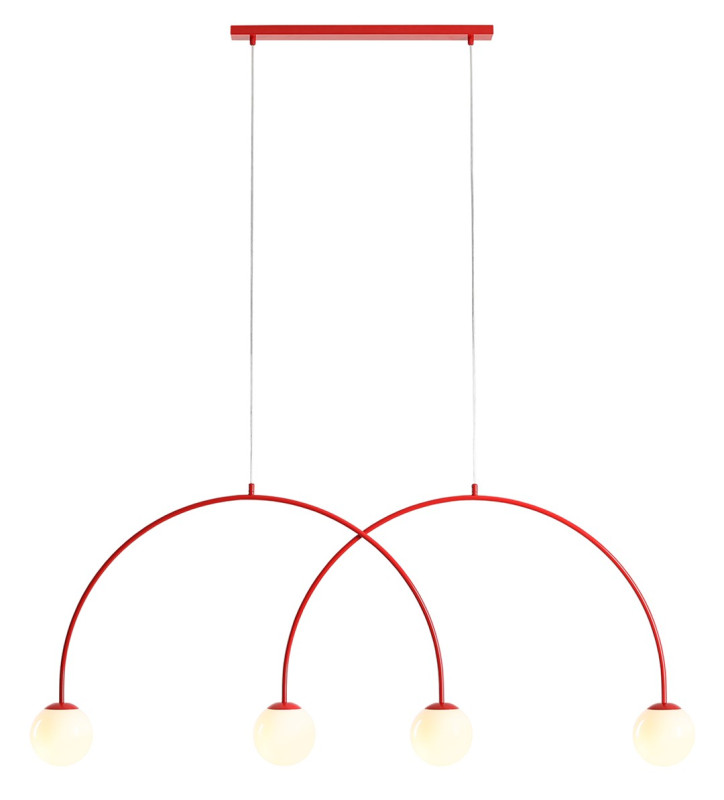 LAMPA WISZĄCA UNA 4 RED CHILLI L