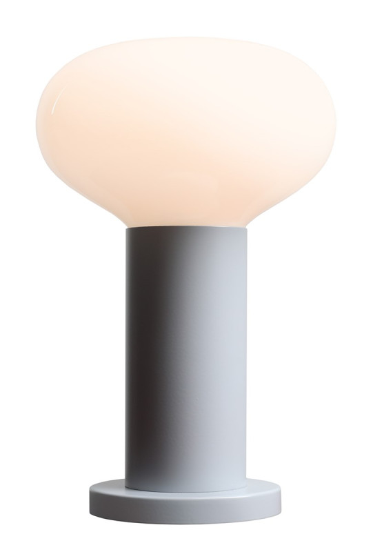 FLO TABLE GREY S (opal glass)