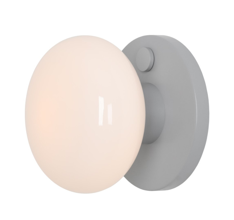 FLO WALL GREY S (opal glass)