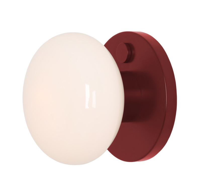 FLO WALL RUBY S (opal glass)