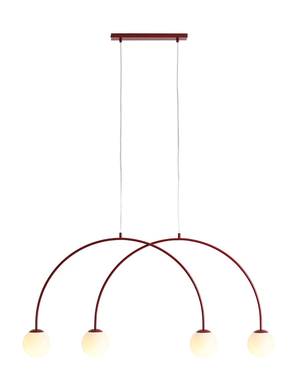 LAMPA WISZĄCA UNA 4 RED WINE S