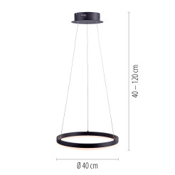 2381-13 TITUS LAMPA WISZĄCA ANTRACYT