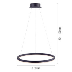 2382-13 TITUS LAMPA WISZĄCA ANTRACYT