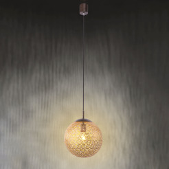 2420-48 GRETA LAMPA WISZĄCA RDZA/ZŁOTY