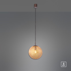 2420-48 GRETA LAMPA WISZĄCA RDZA/ZŁOTY