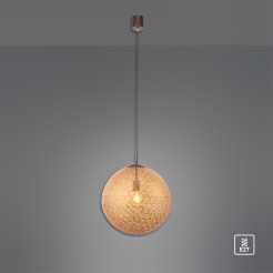 2421-48 GRETA LAMPA WISZĄCA RDZA/ZŁOTY