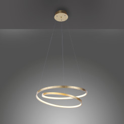 2472-12 ROMAN LAMPA WISZĄCA ZŁOTY