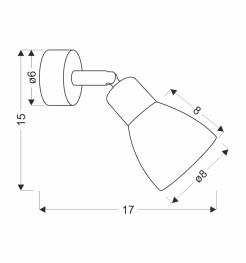 Kinkiet AMCOS czarny 1x40W E14 bursztynowy klosz nowoczesna lampa ścienna do salonu sypialni korytarza 91-39170