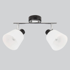 Lampa sufitowa BILOBA  czarny 2x40W E14 nowoczesny styl do salonu sypialni kuchni korytarza 92-49070