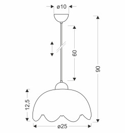 COLORI lampa wisząca malinowy klosz biały 1x60W E27 nowoczesna lampa sufitowa dekoracyjna do salonu i kuchni energooszczędna 31-47977
