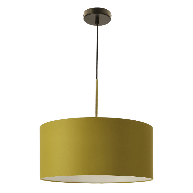 VANTI lampa wisząca sufitowa 1x40W E27 czarna oprawa abażur limonkowy nowoczesna kolorowa do salonu sypialni kuchni jadalni wnętrza młodzieżowe 31-44747