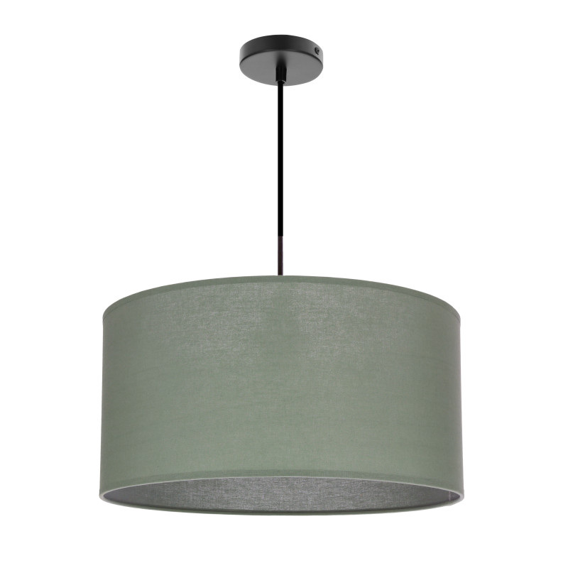 SHANTI lampa wisz¹ca czarny 1x40 E27 aba¿ur miêtowy 31-38654