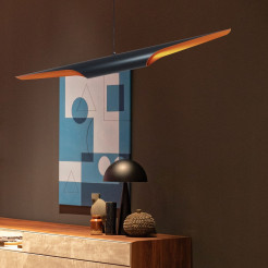 Lampa wisząca BLACK TUBE czarno złota 100 cm ST-0502-1