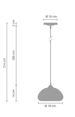 Lampa wisząca VICTORY  S srebrna17 cm ST-9002S chrome