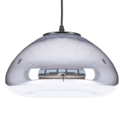 Lampa wisząca VICTORY  M srebrna 30 cm ST-9002M chrome
