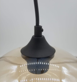 Lampa wisząca LOVE BOMB bursztynowa 25 cm ST-5012 amber