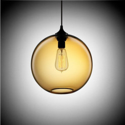 Lampa wisząca LOVE BOMB bursztynowa 25 cm ST-5012 amber