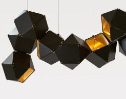 Lampa wisząca -14 czarno złota 142 cm ST-8861-14