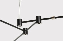Lampa wisząca -3 czarna 175 cm ST-5335B-3 BLACK