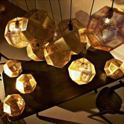 Lampa wisząca  złota 32 cm ST-5001-S gold