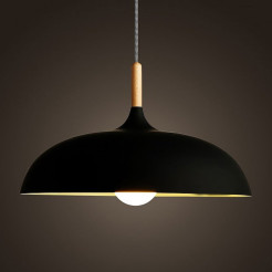 Lampa wisząca SAUCER czarna 45 cm ST-5219 black
