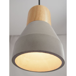 Lampa wisząca CONCRETE szary beton 12 cm ST-5220-grey