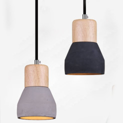 Lampa wisząca CONCRETE czarny beton 12 cm ST-5220-black
