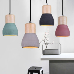 Lampa wisząca CONCRETE czarny beton 12 cm ST-5220-black