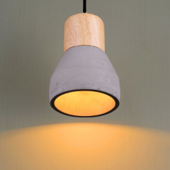Lampa wisząca CONCRETE czarny beton 12 cm ST-5220-black