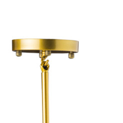 Lampa wisząca -6 złoto szara 130 cm ST-1232-6 GOLD