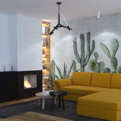 Lampa wisząca -6 złota ST-1001-6 gold