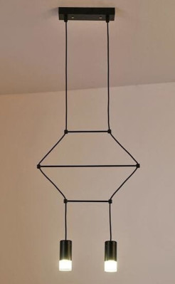 Lampa wisząca -2 czarna 35 cm ST-5961-2