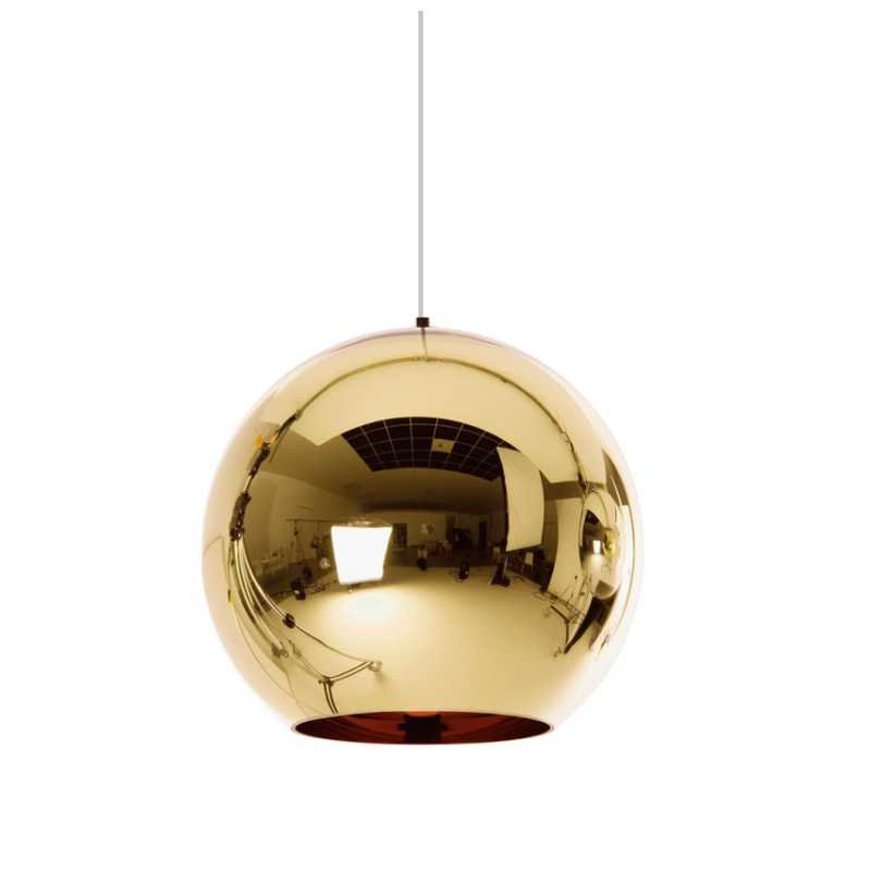 Lampa wisząca MIRROR  - L złota  40 cm ST-9021-L gold