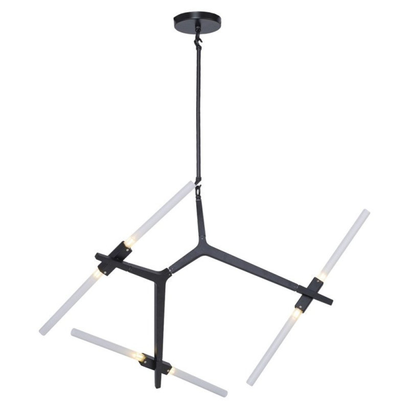 Lampa wisząca -6 czarna ST-1001-6 black