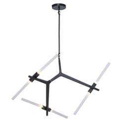 Lampa wisząca -6 czarna ST-1001-6 black