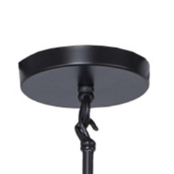Lampa wisząca -6 czarna ST-1001-6 black
