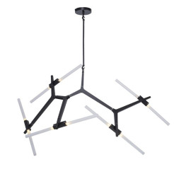 Lampa wisząca -10 czarna ST-1001-10 black