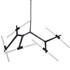 Lampa wisząca -10 czarna ST-1001-10 black