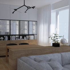 Lampa wisząca -10 czarna ST-1001-10 black