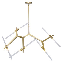 Lampa wisząca -10 złota ST-1001-10 gold