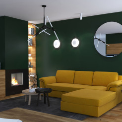 Lampa wisząca -10 złota ST-1001-10 gold