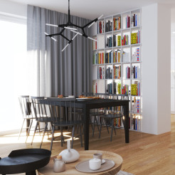 Lampa wisząca -10 złota ST-1001-10 gold