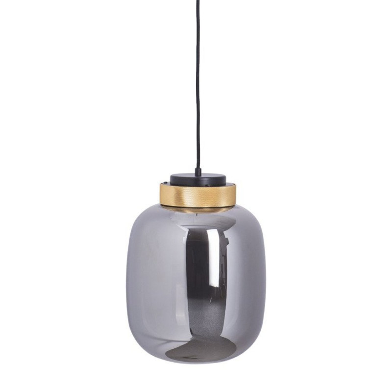 Lampa wisząca  LED szaro złota 25 cm 9969P/A smoky