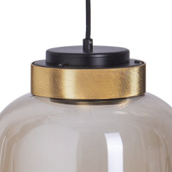 Lampa wisząca  LED bursztynowo złota 25 cm 9969P/A amber