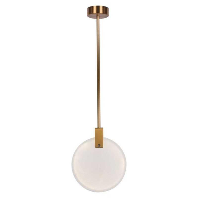 Lampa wisząca MARBLE LED marmurowo złota 30 cm ST-8950-30