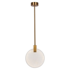 Lampa wisząca MARBLE LED marmurowo złota 30 cm ST-8950-30