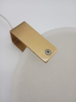 Lampa wisząca MARBLE LED marmurowo złota 30 cm ST-8950-30